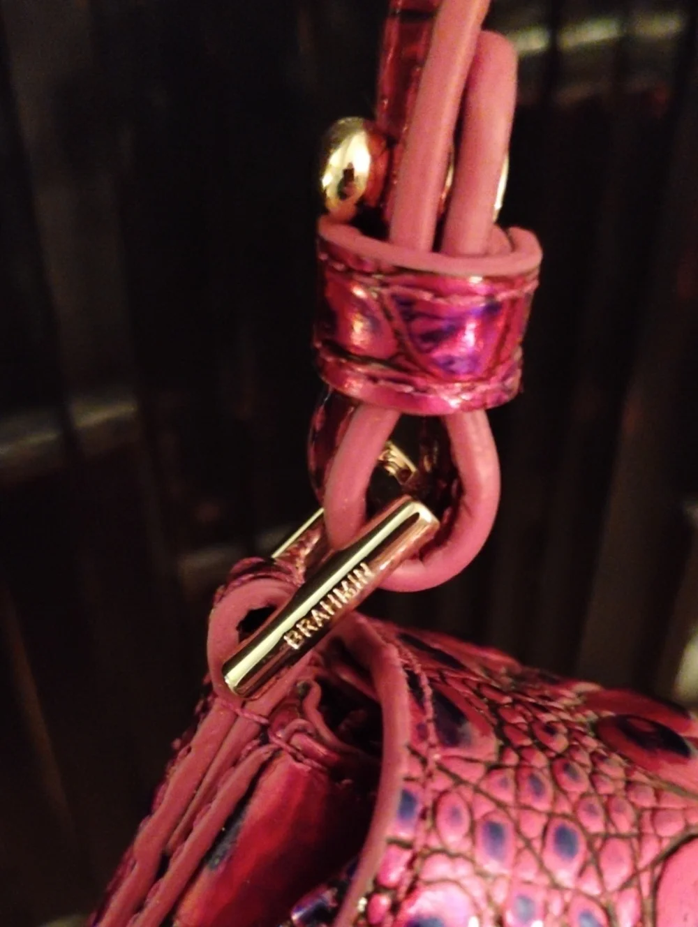 Brahmin Voltage Violet Crossbody Bag